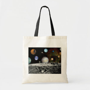 Bolso De Tela Montaje de imágenes del Voyager del Sistema Solar 