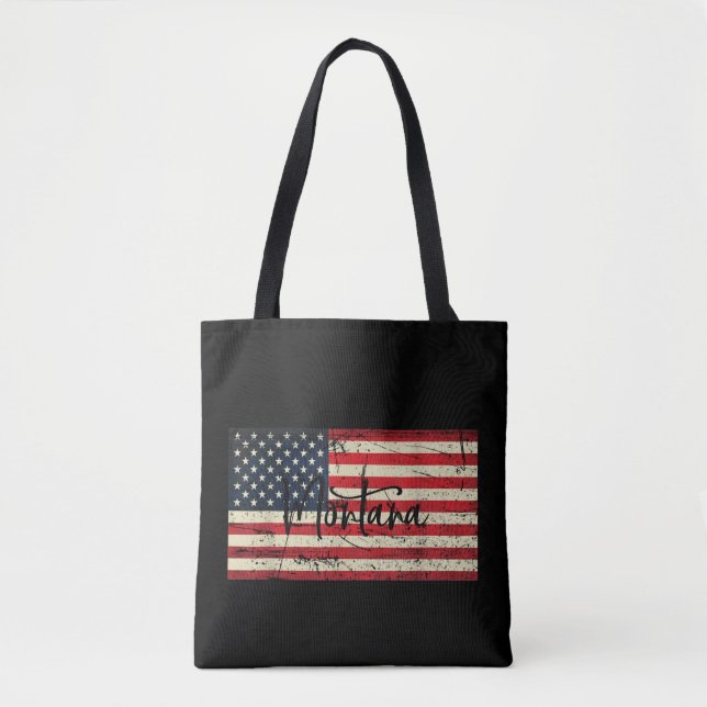 Bolso De Tela Montana America Tote Bag (Anverso)
