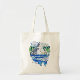 Bolso De Tela Montaña fresca