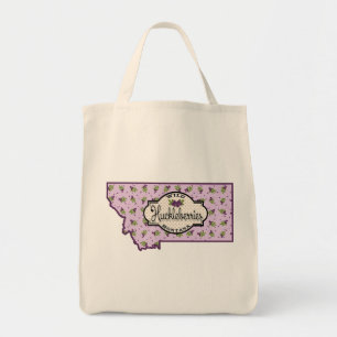 Bolso De Tela Montana Huckleberry Grocery Tote Bag