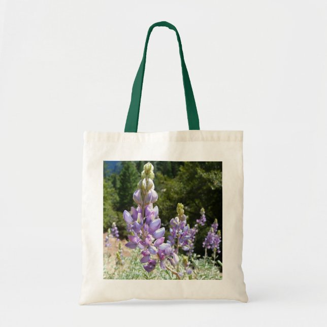 Bolso De Tela Montaña Lupins en Yosemite (Frente)