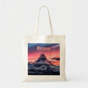Bolso De Tela Montaña Matterhorn Europa Alpes Suiza Italia