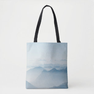 BOLSO DE TELA MONTAÑAS CUBIERTAS DE HORMIGÓN