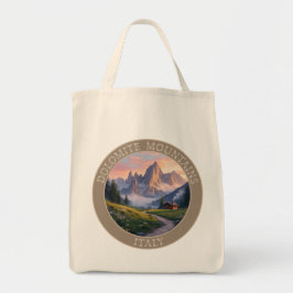 Bolso De Tela Montañas Dolomitas Italia