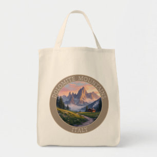 Bolso De Tela Montañas Dolomitas Italia