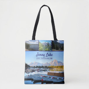 Bolso De Tela Montañas magníficas del lago el Teton jenny