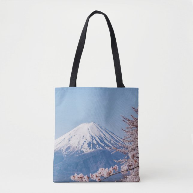 Bolso De Tela Montañas | Monte Fuji Tokio, Japón (Anverso)