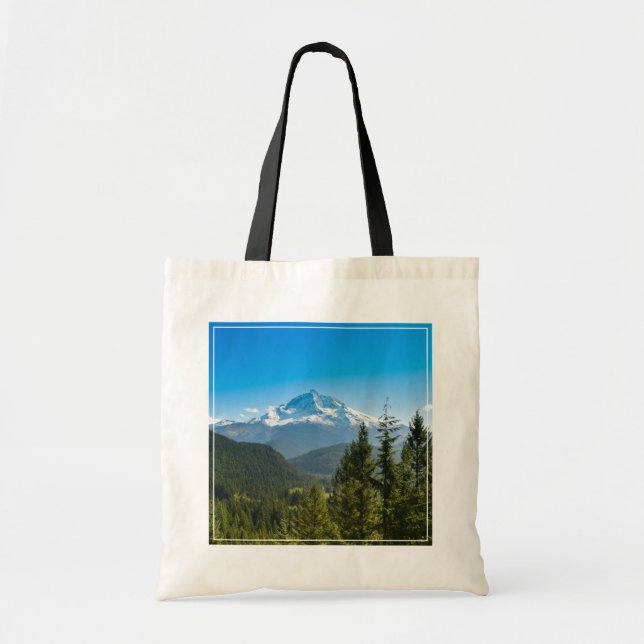 Bolso De Tela Montañas | Monte Hood Oregon (Frente)