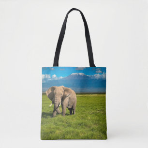 Bolso De Tela Montañas Monte Kilimanjaro Tanzania, África