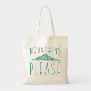 Bolso De Tela Montañas Por Favor