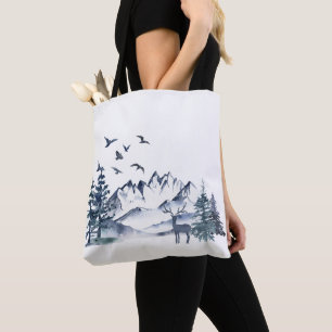 Bolso De Tela Montañas Rocosas del Noroeste del Pacífico