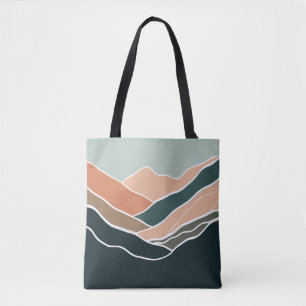 Bolso De Tela Montañas Sun y Moon