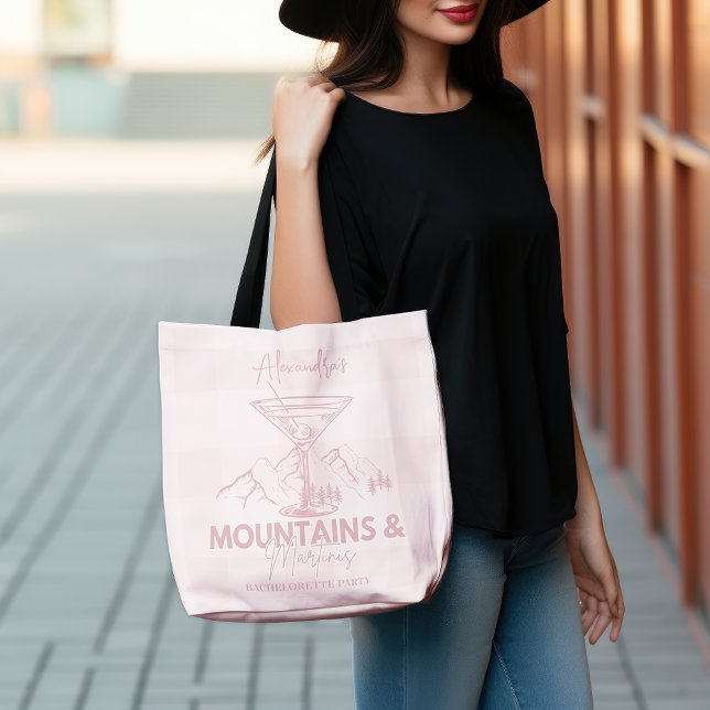 Bolso De Tela Montañas y Martinis Bachelorette (Subido por el creador)