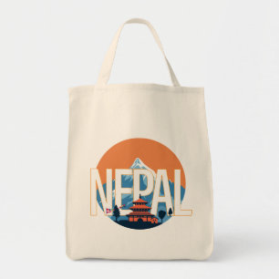 Bolso De Tela Monte del Templo en Nepal Everest
