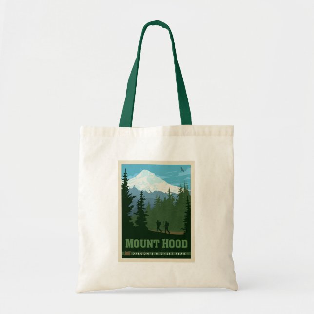 Bolso De Tela Monte Hood | Oregon (Frente)