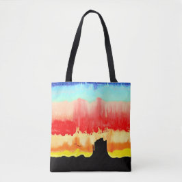 Bolso De Tela Monte Puesta del Sol    