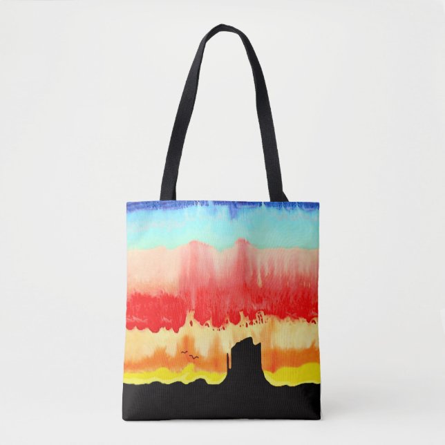 Bolso De Tela Monte Puesta del Sol     (Anverso)