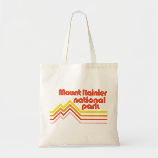 Bolso De Tela Monte Rainier, Parque Nacional (Frente)