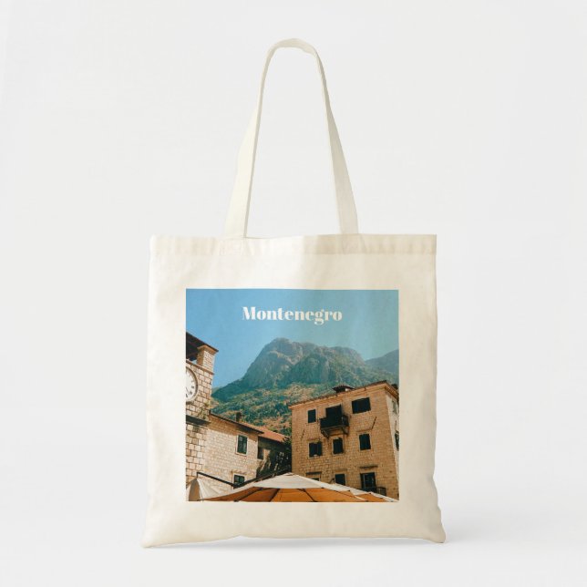 Bolso De Tela Montenegro Cityscape  (Frente)