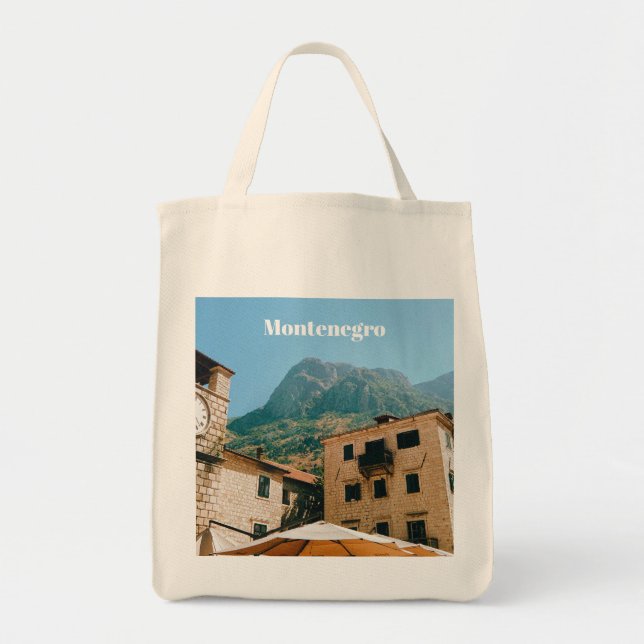 Bolso De Tela Montenegro Cityscape  (Frente)