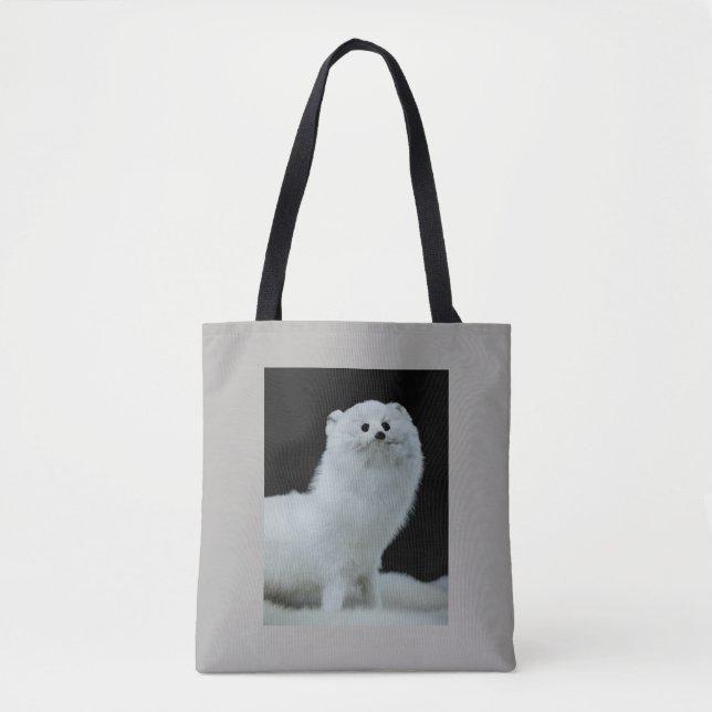 Bolso De Tela Monto de Taxidermy ferret con cotización comercial (Anverso)
