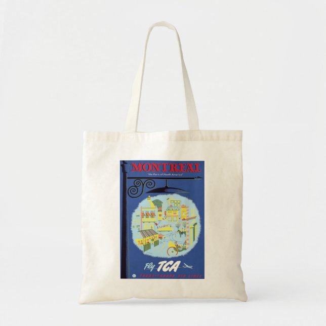 BOLSO DE TELA MONTREAL (Frente)