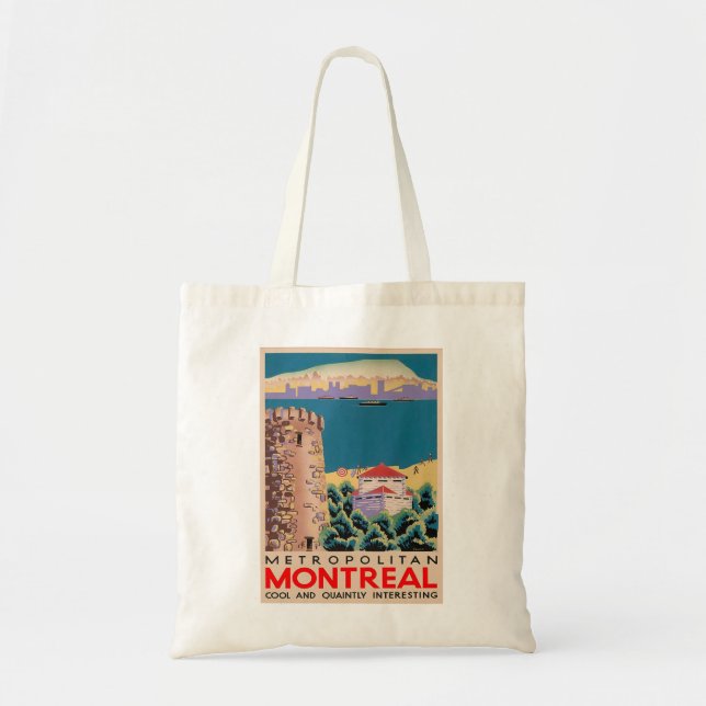 BOLSO DE TELA MONTREAL (Frente)
