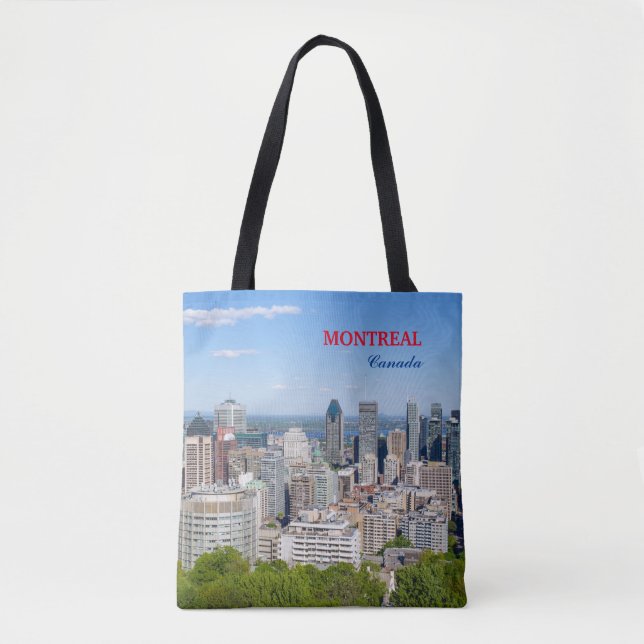 Bolso De Tela Montreal, Canadá (Anverso)