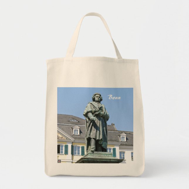 Bolso De Tela Monumento a Ludwig van Beethoven en Bonn (Frente)