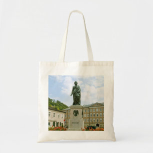 Bolso De Tela Monumento a Mozart en Salzburgo, Austria