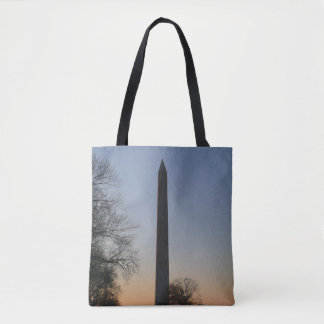 Bolso De Tela Monumento a Washington al atardecer en DC
