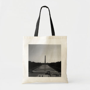 Bolso De Tela Monumento a Washington de Vintage USA