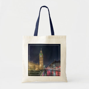 Bolso De Tela Monumentos Big Ben de noche
