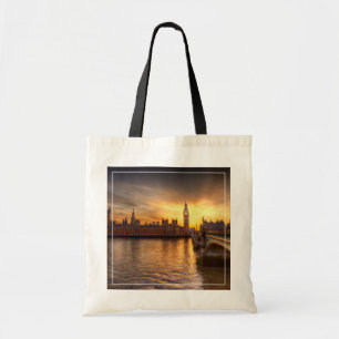 Bolso De Tela Monumentos Big Ben y cámaras del Parlamento