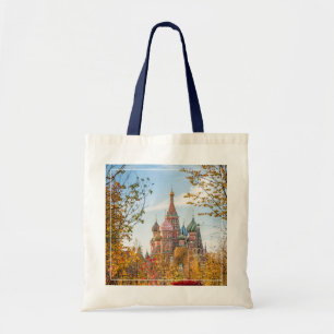 Bolso De Tela Monumentos Catedral de San Basil en Moscú