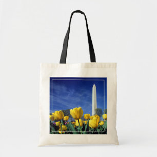 Bolso De Tela Monumentos   Monumento a Washington en primavera