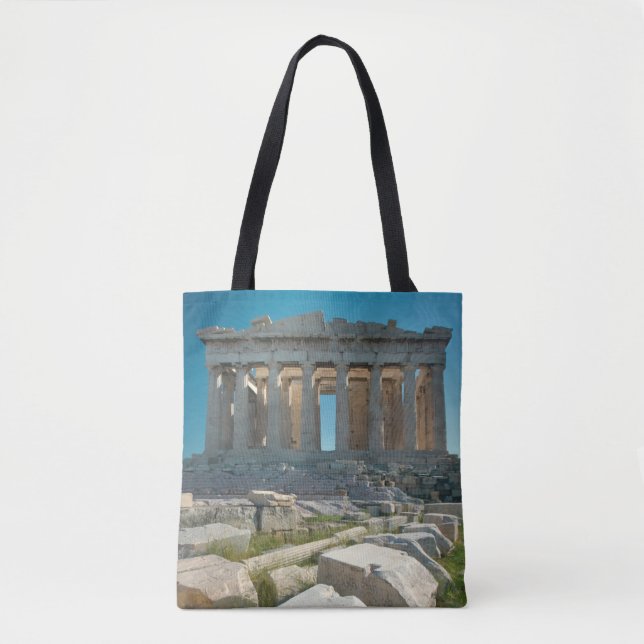 Bolso De Tela Monumentos | Partenón Atenas, Grecia (Anverso)