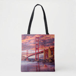 Bolso De Tela Monumentos Puerta de Oro de San Francisco, CA