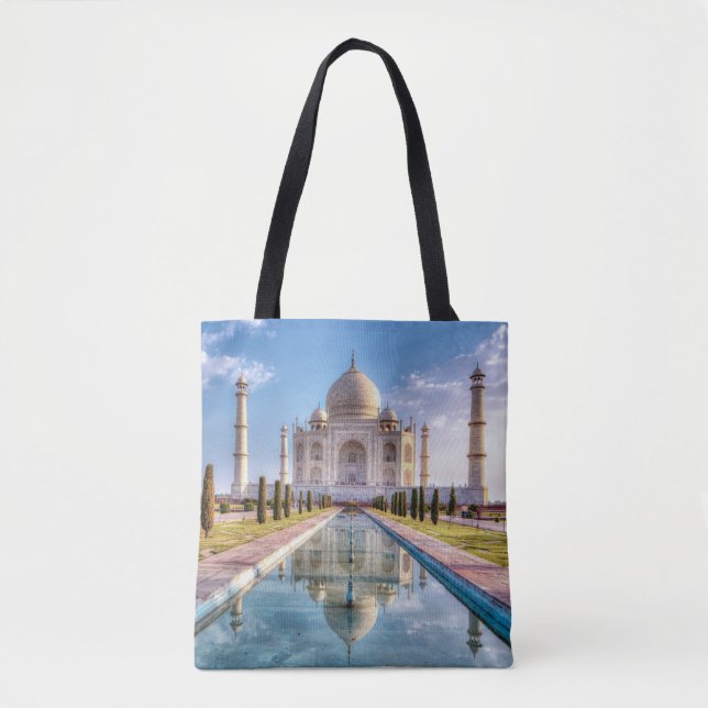 Bolso De Tela Monumentos | Taj Mahal Sunrise (Anverso)