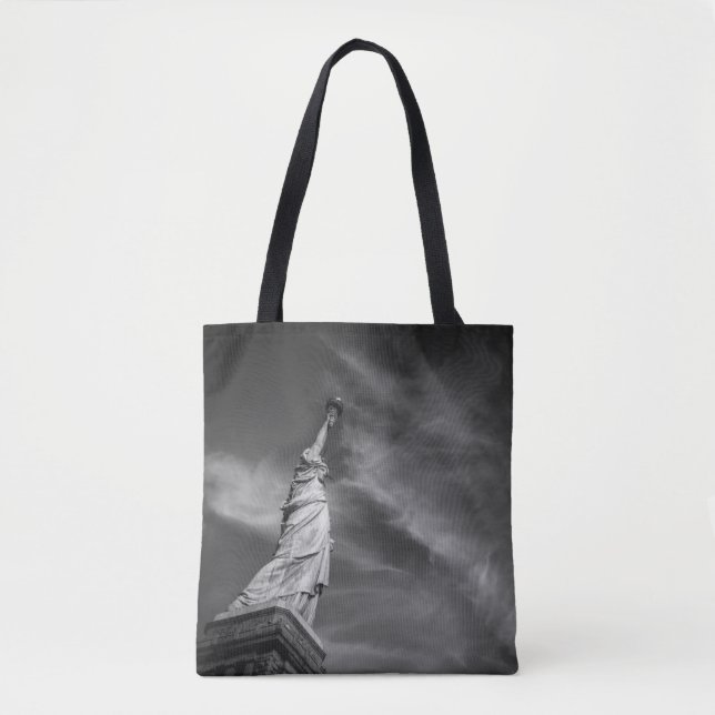 Bolso De Tela Monuments | Statue of Liberty Manhattan NYC (Anverso)