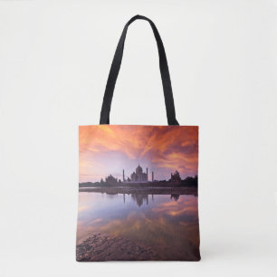 Bolso De Tela Monuments Taj Mahal Sunset