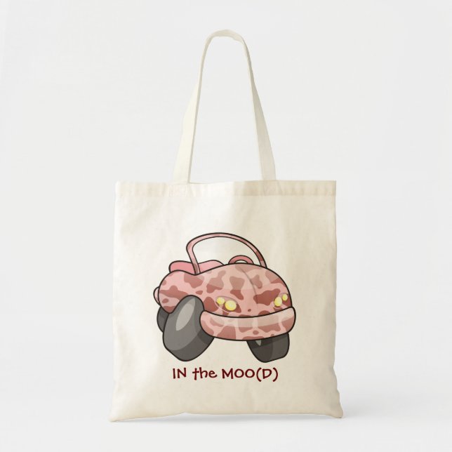 Bolso De Tela Moo Car (Frente)