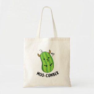 Bolso De Tela Moo-cumber Funny Veggie Cucumber Pun