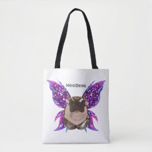 Bolso De Tela Moo Deng Hippo
