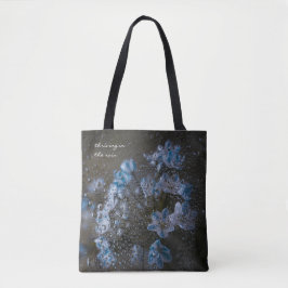Bolso De Tela Moody Floral "Thriving in the Rain" (customizable)