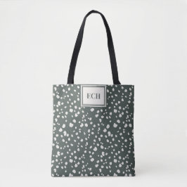 Bolso De Tela Moody Lunaria Silver Dollar Pattern Personalized