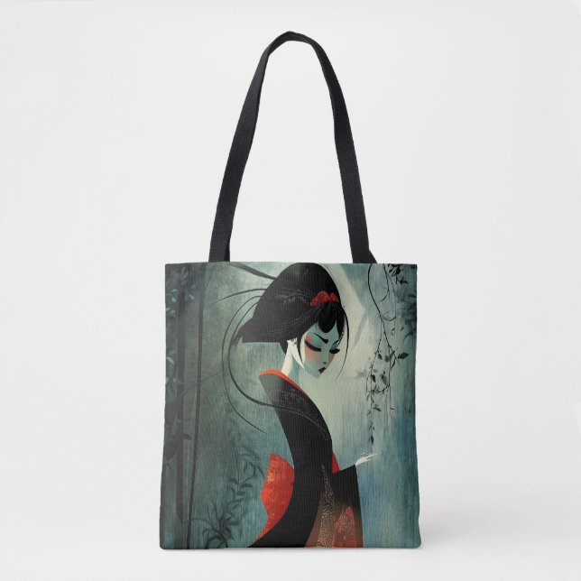 Bolso De Tela Moody Thouencantador Anime Chica (Anverso)