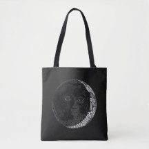Moon Face Crescent Hand Drake Tink Ilustracion