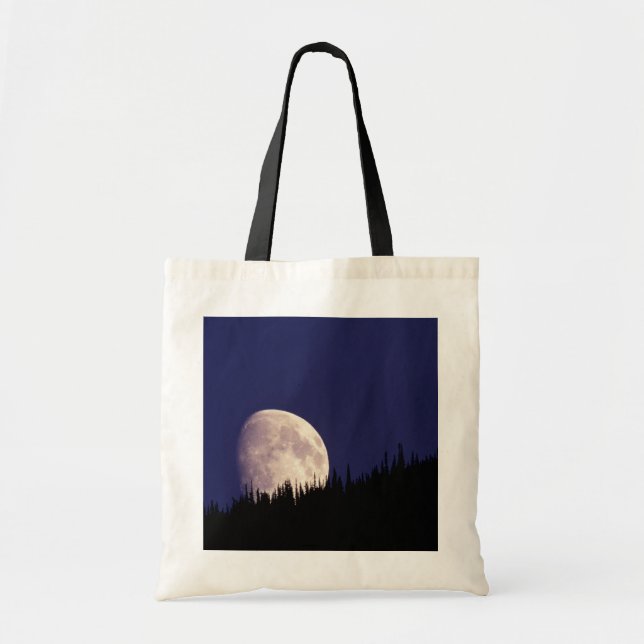 Bolso De Tela Moon & Forest | Parque nacional Glaciar Montana (Frente)