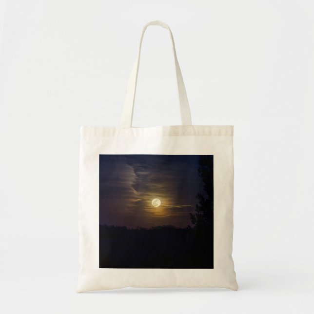 Bolso De Tela Moon Silhouette (Frente)